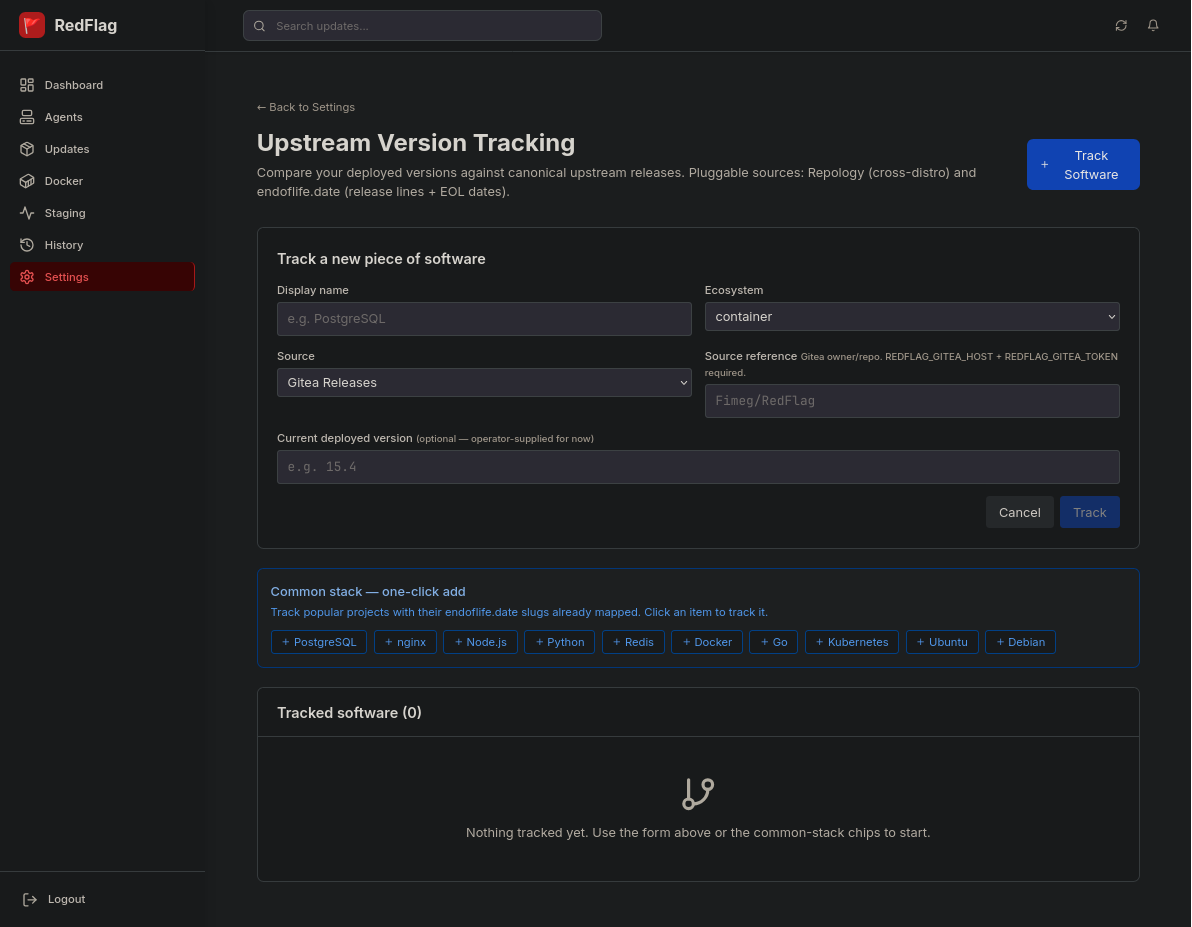 Upstream Tracking